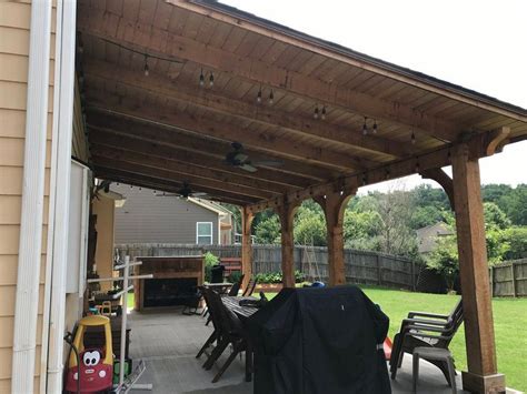 Shed Roofawnings Lcg Customs Porch Roof Design Pergola Patio Roof