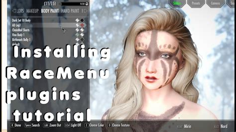 Installing Racemenu Plugins For Specific Character Presets Skyrim Ae