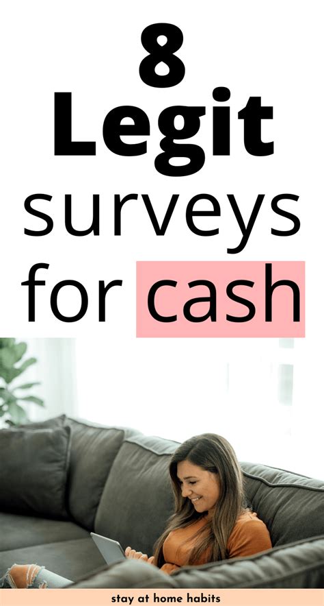 Take Surveys For Cash 8 Legit Surverys Stay At Home Habits Smart