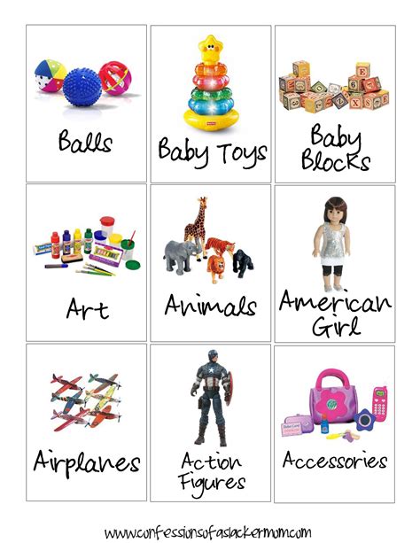 This has helped tremendously when it's time to clean up toys. 54 FREE Labels to organize kids toy storage need to make ...