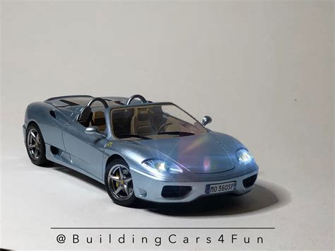 Completed Build Ferrari 360 Spider 124 Scale Kit By Tamiya