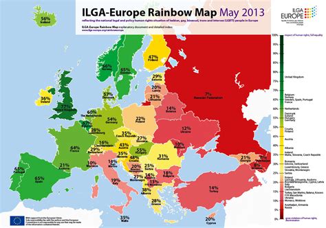 Another Lgbt Rainbow Map Were Still Top Xpost Reurope Unitedkingdom