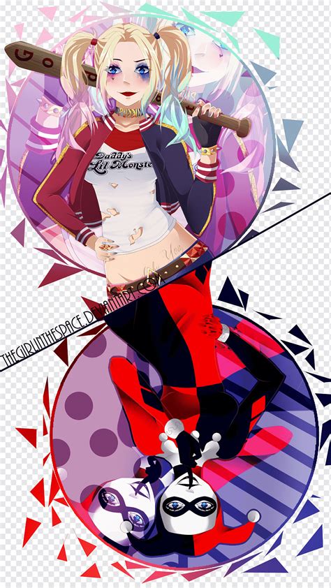 harley quinn anime mangaka fankunst harley quinn anime kunst künstler png pngwing