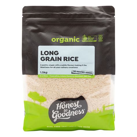 Organic White Long Grain Rice Shop Pantry Staples Honest To Goodness