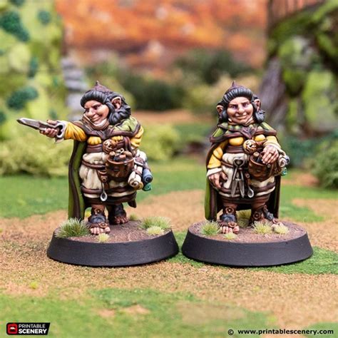 Dnd Merigold Tealeaf 28mm Hobbit Female Miniature Rise Of The Halflings