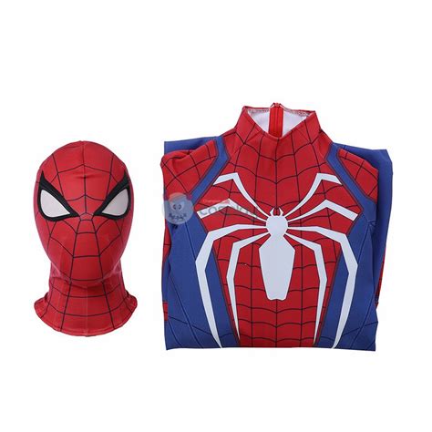 Spider Man Playstation 4 Cosplay Costumes Suit Top Level