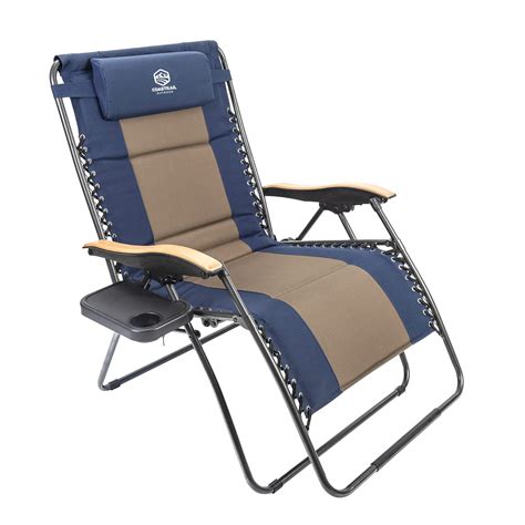 Buy Coastrail Outdoor Zero Gravity Chair Wood Armrest Xxl Camping Lounge Chair Patio Recliner