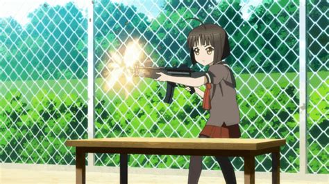 Mp5 Upotte Heckler And Koch Upotte Animated Animated  1girl Ahoge Black Hair