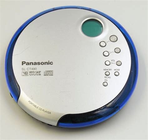 Panasonic Portable Cd Compact Disc Player Sl Ct490 Tested Ebay