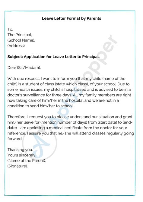 How To Write A Letter To Headteacher About Leaving