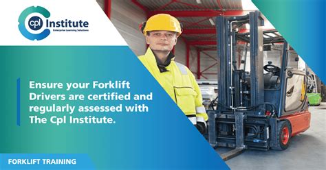 Forklift Training Become A Forklift Driver The Cpl Institute