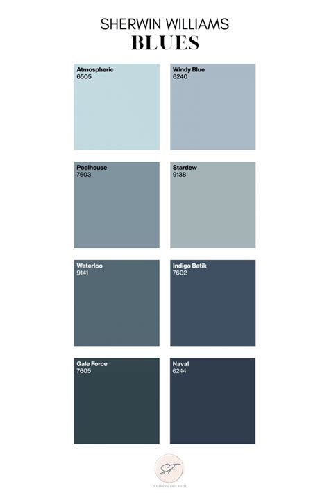 The Color Scheme For Sheryln Williamss Blues Including Blue And Gray