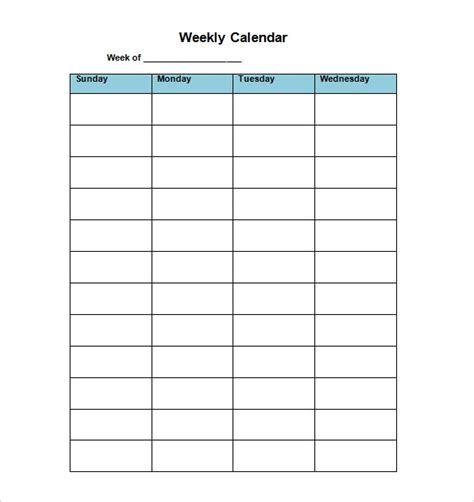 Free 11 Sample Calendar Templates In Ms Word Excel Pdf Psd