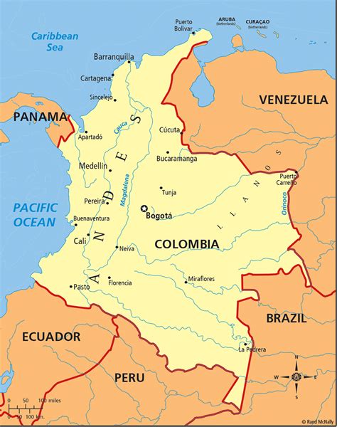 Mapa De Colombia Con Ciudades Pin By Miguel Angel On Spanish Colombia