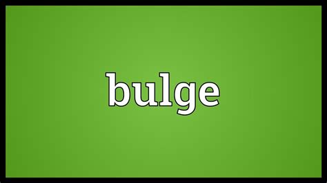What does the expression all of sudden mean? Bulge Meaning - YouTube