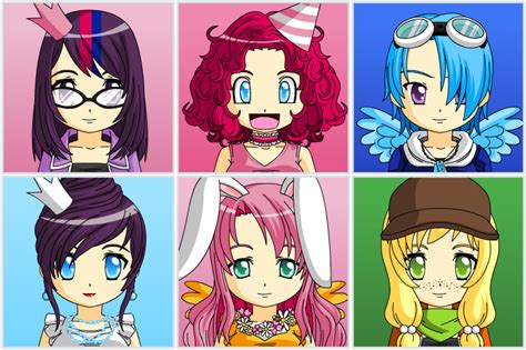 Mlp Fim Anime Face Maker 2 By Tara012 On Deviantart