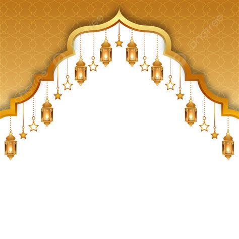 Ramadan Kareem Design With Islamic Ornament Vector Lamp Clipart