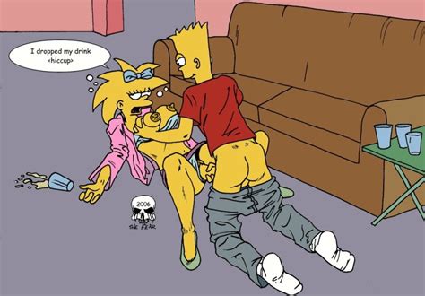 Rule 34 Bart Simpson Breast Squeeze Breasts Breasts Outside Brother And Sister Drunk Female