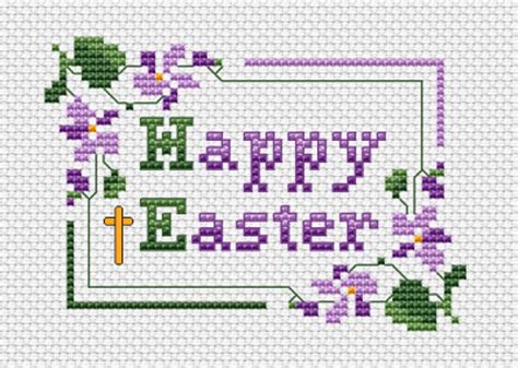 22 Cross Stitch Patterns For Easter