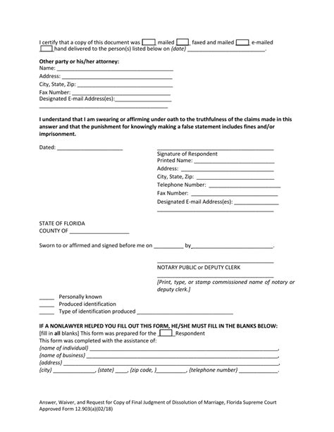 Form A Fill Out Sign Online And Download Fillable Pdf Florida Templateroller