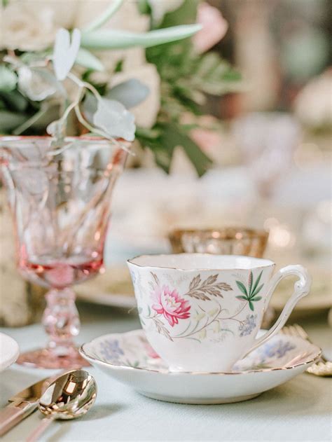 Pretty Pink Floral Tea Party Inspiration The Celebration Society Tea