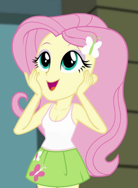 1111218 Breast Edit Breasts Busty Fluttershy Cleavage Clothes