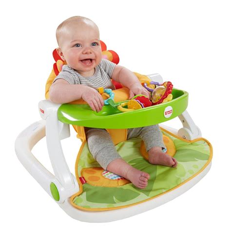 Fisher Price Portable Compact Baby Newborn Lion Sit Me Up Play Floor