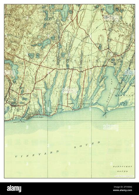Falmouth Massachusetts Map 1941 131680 United States Of America By