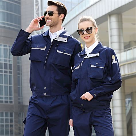 Worker Clothing Workwear Clothes Set Male Female Workmen Factory