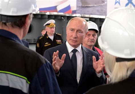 Putin Attends Keel Laying Of New Warships In Annexed Crimea The