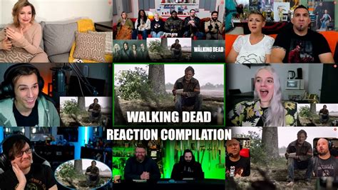 Youtubers Reactions To Rick Grimes Return Season Finale The Walking