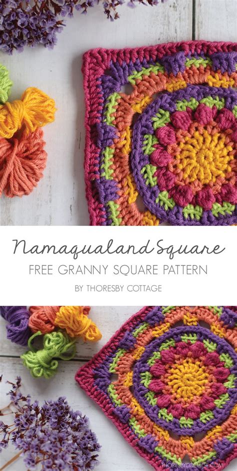 Namaqualand Free Crochet Granny Square Pattern Granny Square