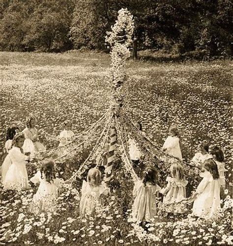 Old Photos Of May Pole Dance Vintage Maypole Dance Beltane May