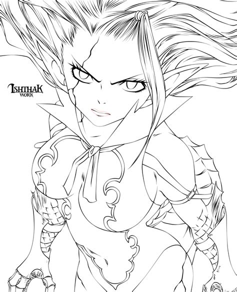Https://favs.pics/coloring Page/anime Fairy Tail Coloring Pages Mirajane