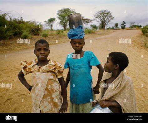 Malawi Poor Children Stock Photo Alamy