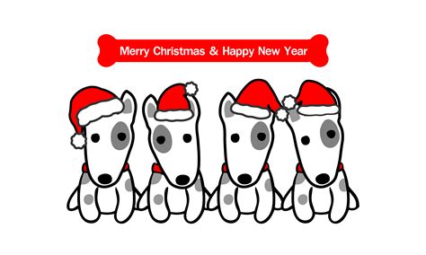Dog with christmas hat drawing. Merry Christmas Cute Terrier Dog Cartoon. Vector illustration. - Download Free Vectors, Clipart ...