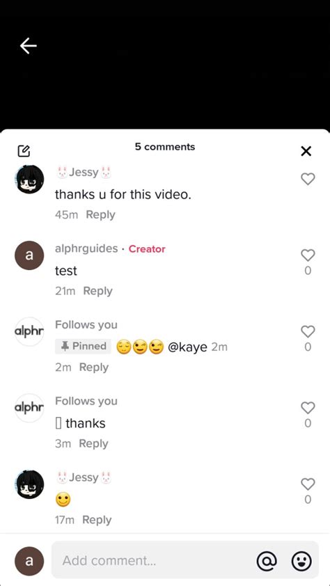 How To Pin A Comment In Tiktok