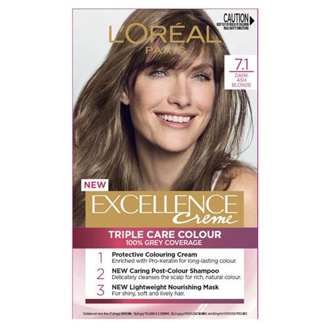 Loreal Excellence Ash Blonde On Dark Hair L Oreal Paris Excellence My