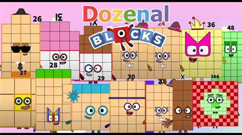 Dozenal Blocks Counting 0 To Gross Duodecimal Learn Counting
