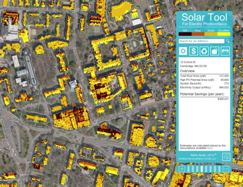Solar Energy Potential Mapped In Cambridge Fantastic Every City In