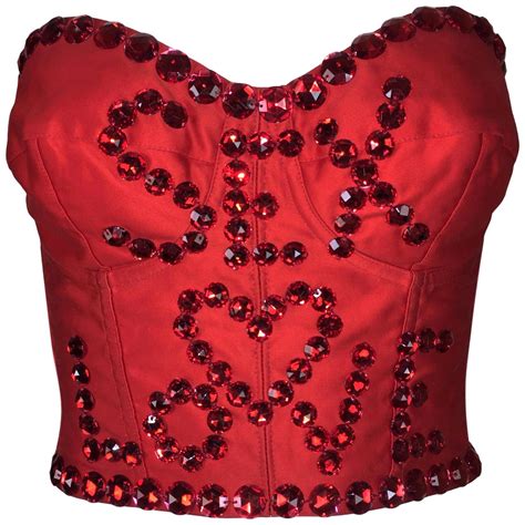 2000s Dolce And Gabbana Red Bra For Sale At 1stdibs
