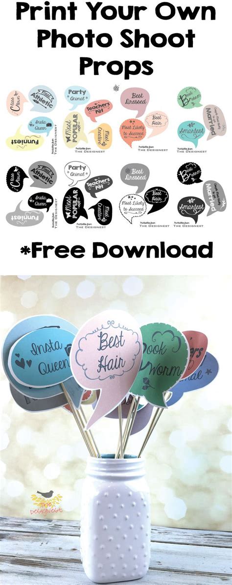 Check spelling or type a new query. Printable Photo Booth Props for a Graduation Party | Graduation photo booth, Graduation party ...