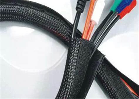 Wiring harness also called cable assemblies. Expandable Velcro Cable Sleeve Fray Resistant Clean Cut Halogen free