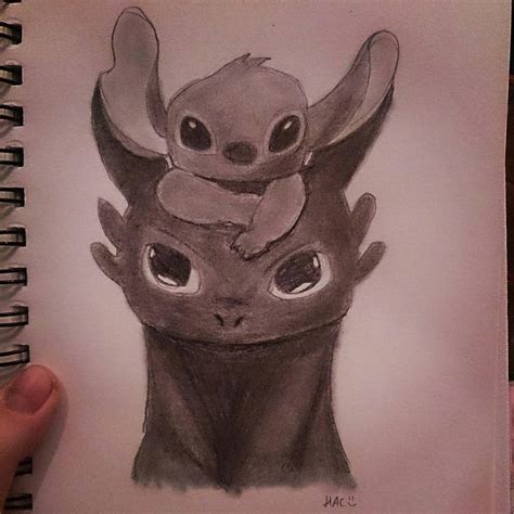 Toothless And Stitch By Ipokeuall On Deviantart