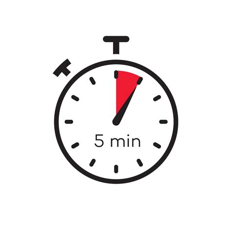 5 Minutes Timer Vector Symbol Color Style 7224667 Vector Art At Vecteezy