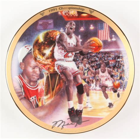 Le 1996 Michael Jordan Chicago Bulls 1991 Championship Porcelain