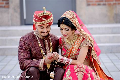 Top quality & fast delivery. Portraits in Long Island, NY Indian Wedding by House of Talent Studio | Maharani Weddings