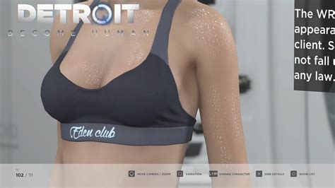 Detroit Become Human Gallery Character Extras Sexy Androids And More