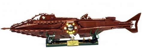 20000 Léguas Submarinas Submarino Nautilus Lego Navio