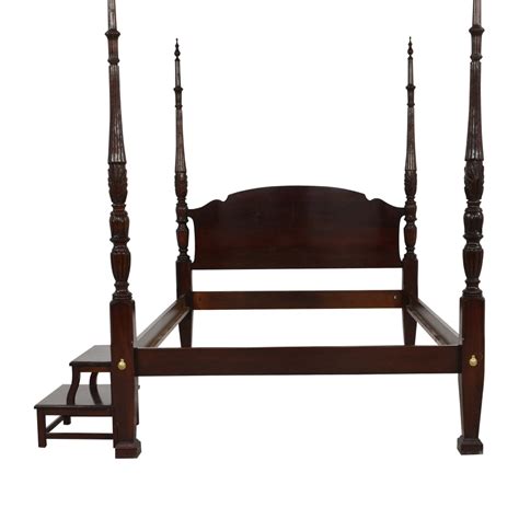 Pennsylvania House Four Poster Queen Bed With Steps 50 Off Kaiyo